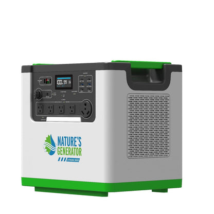 Nature's Generator Lithium 3600 Solar Generator and Transfer Switch - NGL36AUP