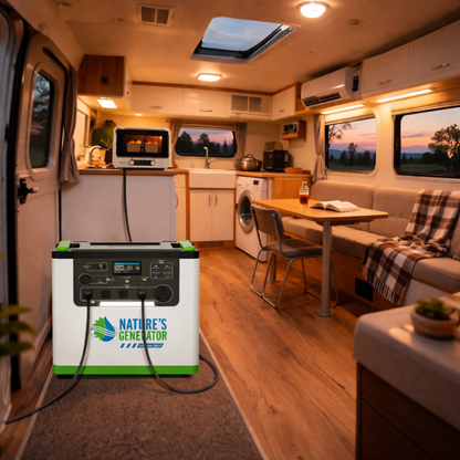 Nature's Generator Lithium 3600 Solar Generator - NGL36AUF2