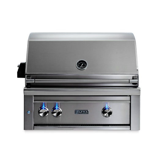 Lynx 30-Inch Built-In Professional Gas Grill with 2 Ceramic Burners - L30R-3-LP/NG
