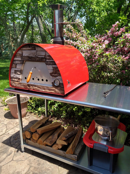 MAXIMUS MOBILE PIZZA OVEN RED **BEST SELLER**