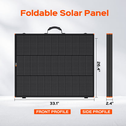 Rich Solar MEGA 200 Portable Briefcase Solar Panel | 200 Watt Portable Solar Panel | Powerful 12V Portable Solar Panel for Generators, Power Stations, Campers | High Efficiency - RS-X200B