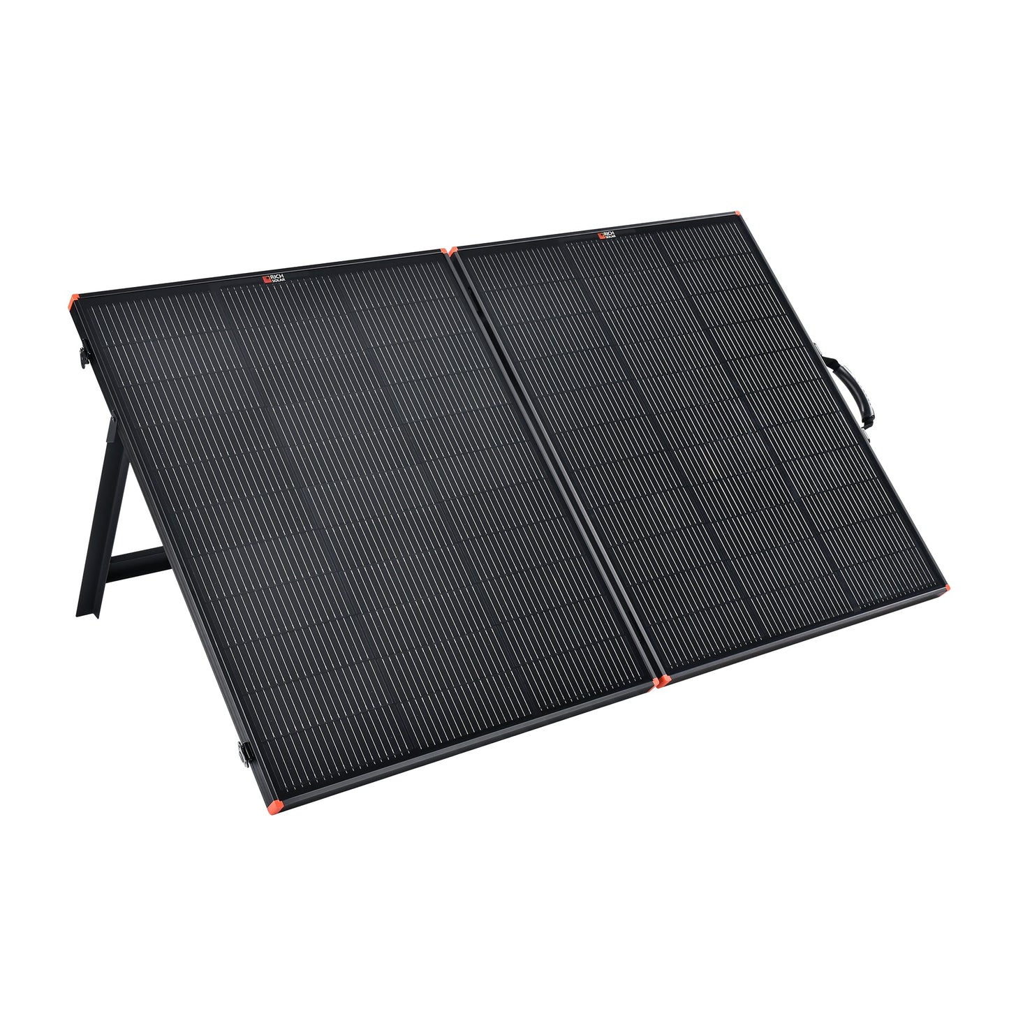 Rich Solar MEGA 200 Portable Briefcase Solar Panel | 200 Watt Portable Solar Panel | Powerful 12V Portable Solar Panel for Generators, Power Stations, Campers | High Efficiency - RS-X200B