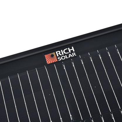 Rich Solar 200 Portable Briefcase Charging Kit | 200 Watt Portable Solar Panel | Premium 12V Portable Solar Panel for Generators, Vans, Campers | High Efficiency - RS-X200BC