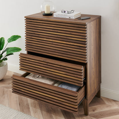 Modway Furniture Render 4-Drawer Chest - MOD-7202-WAL