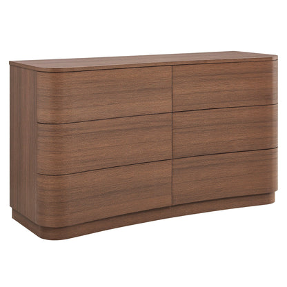 Modway Furniture Mirae 6-Drawer Curved Dresser - MOD-7229-BOA