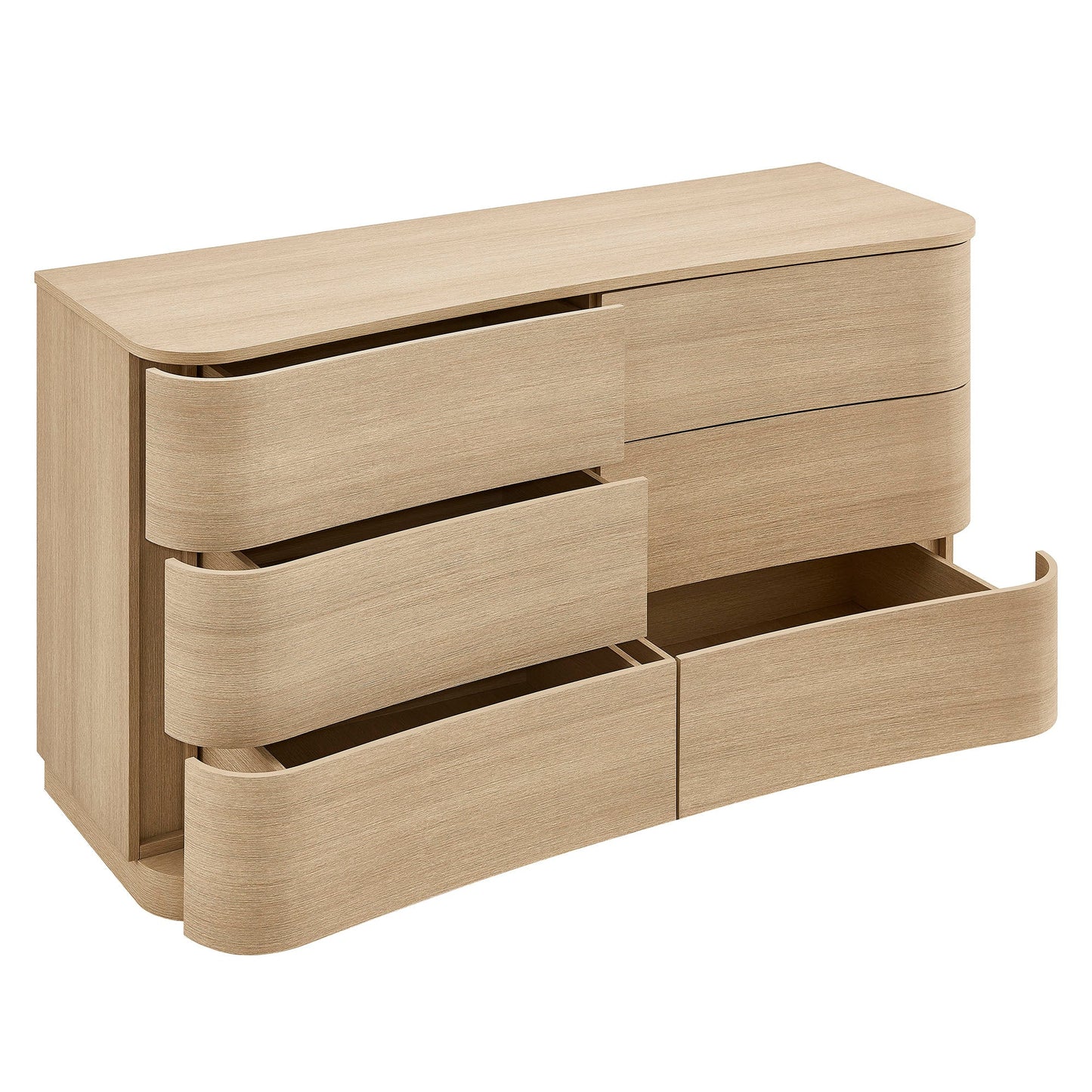Modway Furniture Mirae 6-Drawer Curved Dresser - MOD-7229-BOA