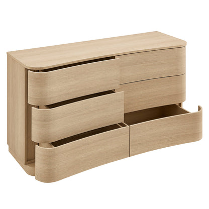 Modway Furniture Mirae 6-Drawer Curved Dresser - MOD-7229-BOA