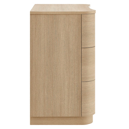 Modway furniture Mirae 3-Drawer Curved Compact Dresser - MOD-7230-BOA