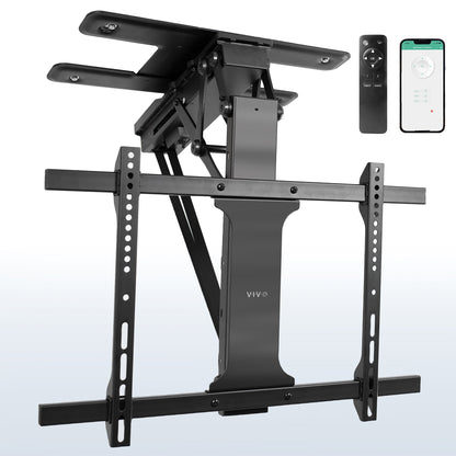 VIVO Electric Flip Down / Swivel Ceiling TV Mount - 32” to 70” Screens - MOUNT-E-FD70S