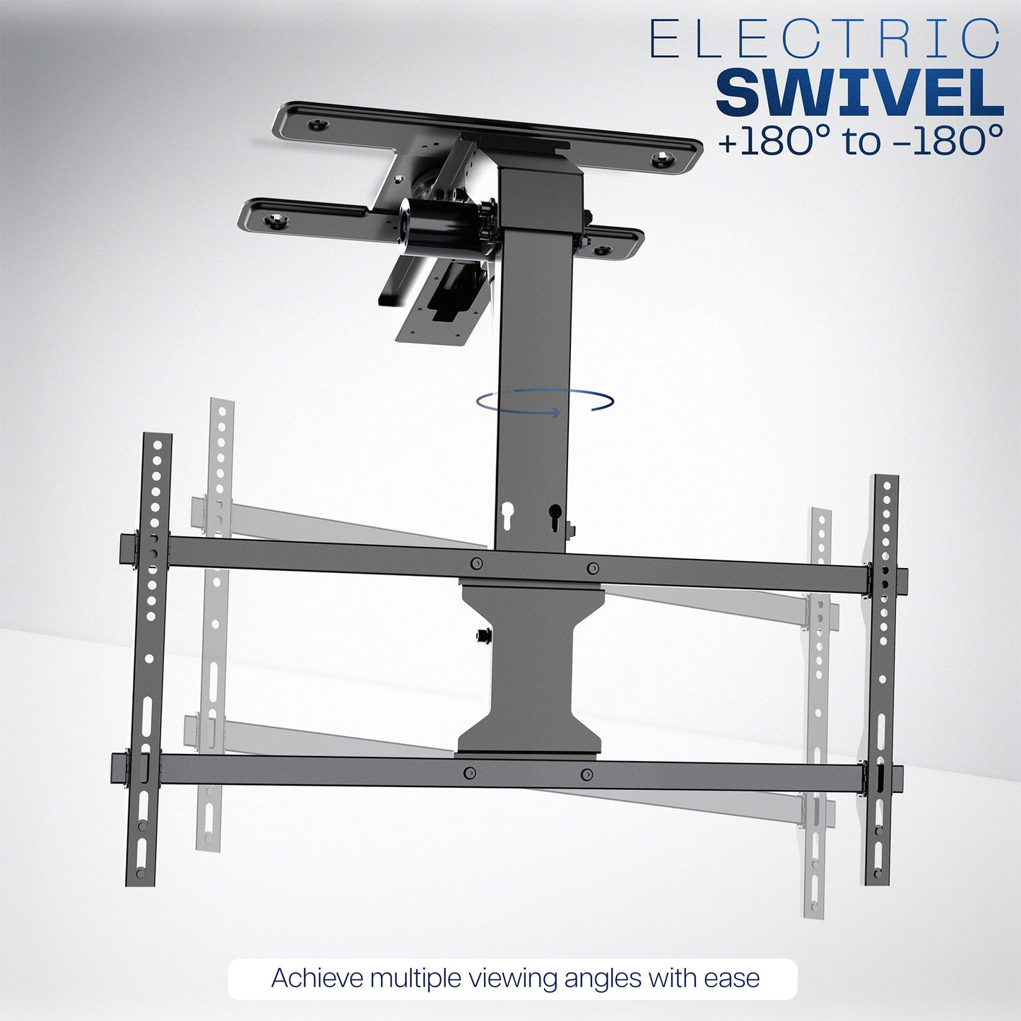 VIVO Electric Flip Down / Swivel Ceiling TV Mount - 37” to 86” Screens - MOUNT-E-FD85S