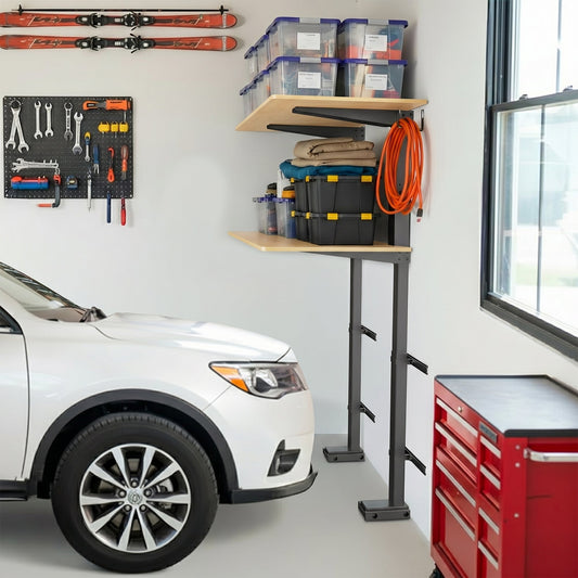 VIVO Electric Height Adjusting Garage Shelf / Workbench Mount - MOUNT-E-GS2
