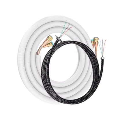 MRCOOL DIY 5th Gen 35 ft. 1/4" x 3/8" Pre-Charged Quick Connect Line Set with -  DIY Pro Cable - R454B (for 6K, 9K & 12K Indoor Units)