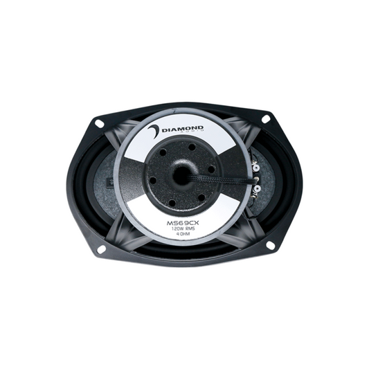 Diamond Audio 6"x9" 2-Way Coaxial Speakers w/Titanium Dome Tweeter (4Ω) - MS69CX