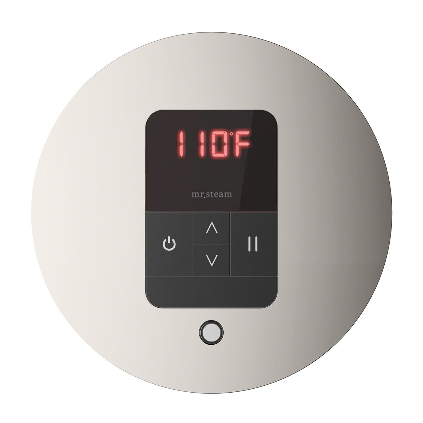Mr. Steam MSITEMPORD-PN - iTempo Round Steam Shower Control - Polished Nickel - MSITEMPORD-PN