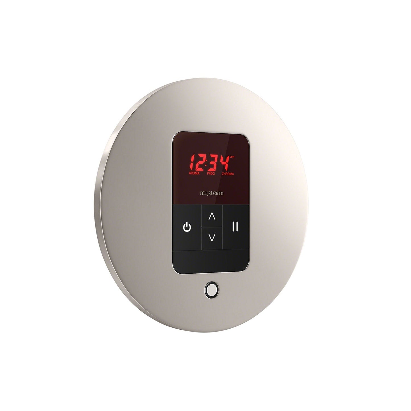 Mr. Steam MSITEMPORD-PN - iTempo Round Steam Shower Control - Polished Nickel - MSITEMPORD-PN
