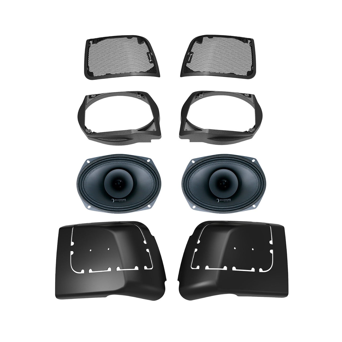 Diamond Audio 14 - 23 Harley Davidson Road Glide 4-Speaker System - DA1423RGSP4