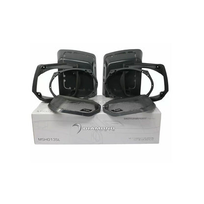 Diamond Audio 1998-2013 Harley Davidson Cut In Speaker Lid Kit with MS692NEO4 Speakers (4Ω) - MSMS692NEO4LK13