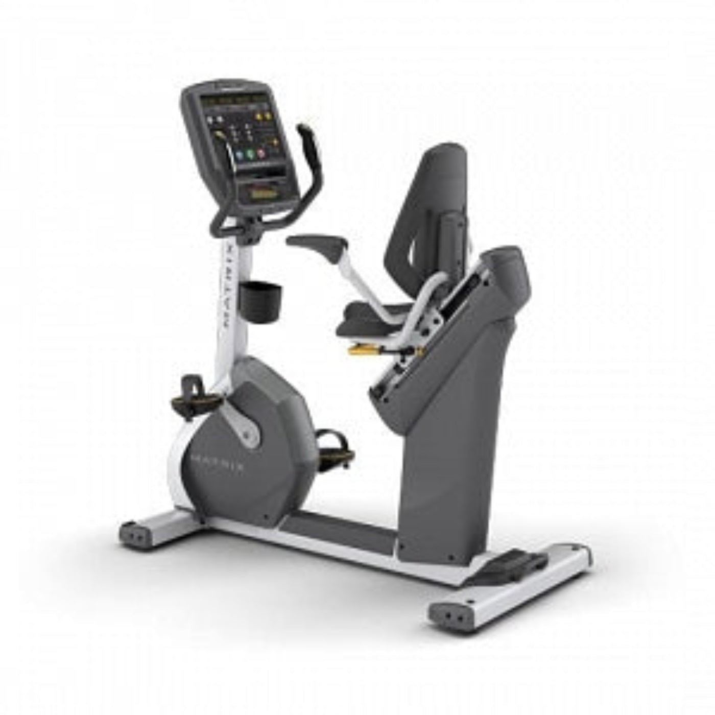 Johnson Health Tech Matrix R3xe Recumbent Bike - Matrix R3xe Recumbent Cycle Bike with 10" Touchscreen, FitTouch Technology - R3XE-06