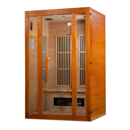 Golden Designs "Aspen" Dual Tech 2 person Low EMF FAR IR Sauna - MX-J206-02S