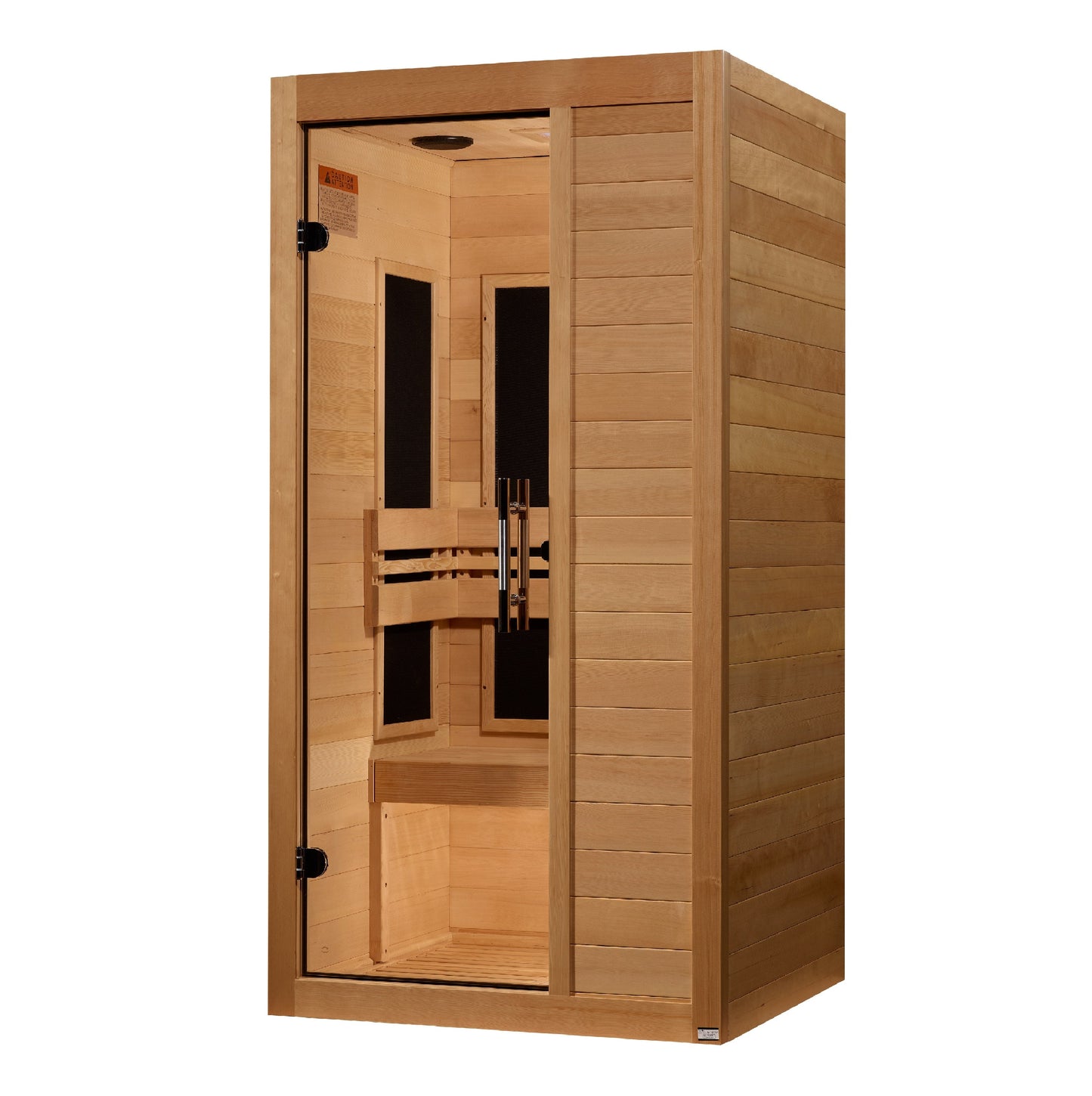 Golden Designs 1 Person Ultra Low EMF FAR IR Sauna  - MX-S106-01 ULEMF