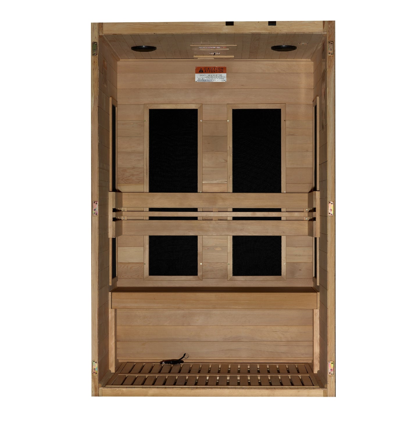 Golden Designs  2 Person Ultra Low EMF FAR IR Sauna  - MX-S206-01 ULEMF