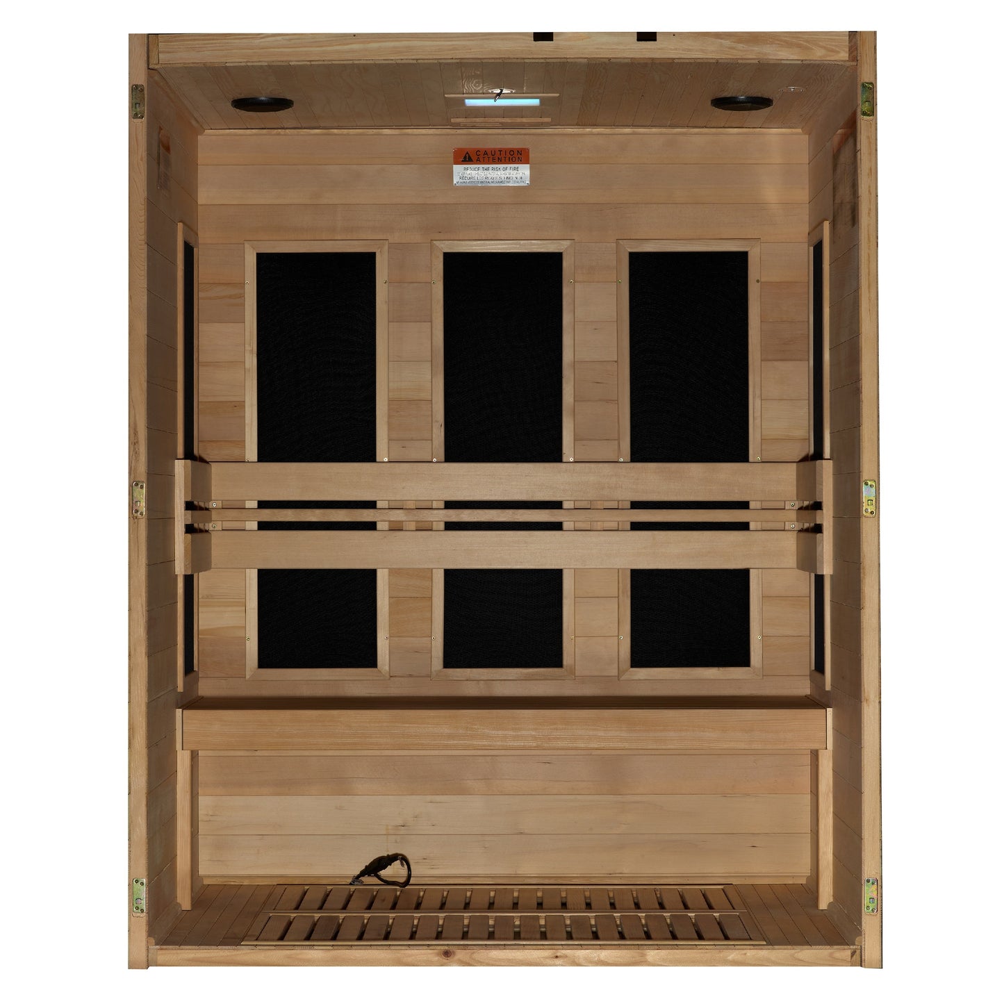 Golden Designs  3 Person Low EMF FAR IR Sauna  - MX-S306-01