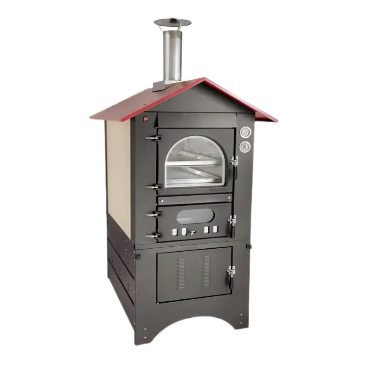 Master Indirect Outdoor Pizza Oven - Red