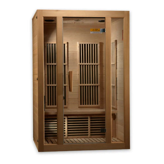 Dynamic Maxxus Seattle 2 person Low EMF FAR Infrared Sauna (MX-J206-01) - MX-J206-01