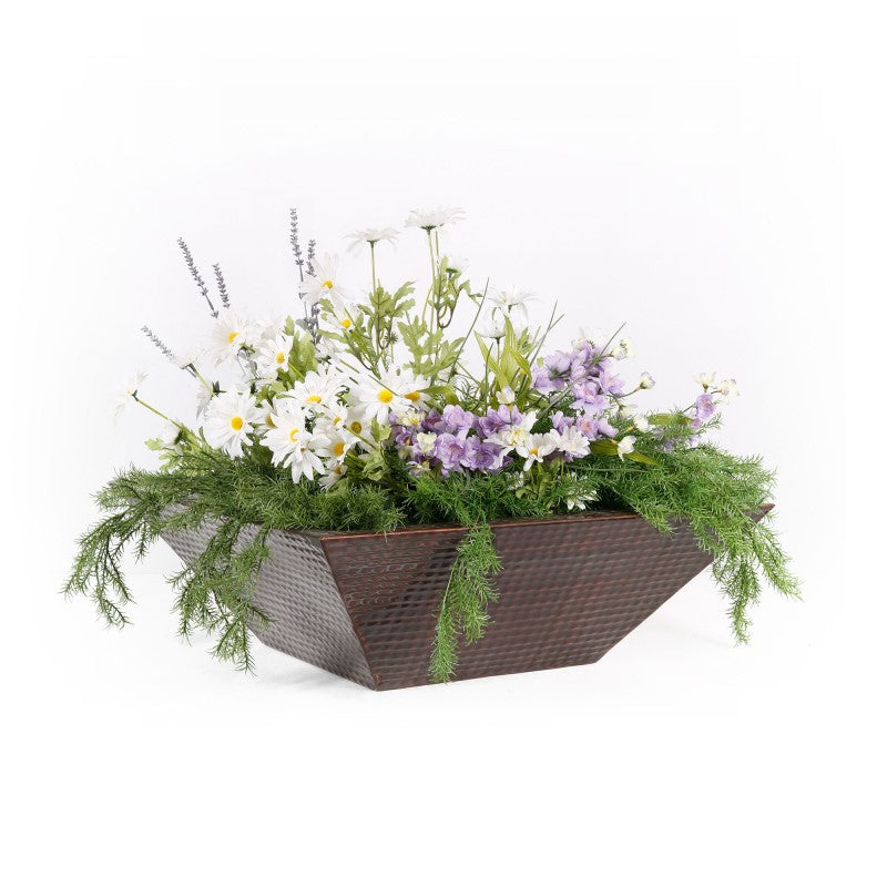 Maya Copper Planter Bowl