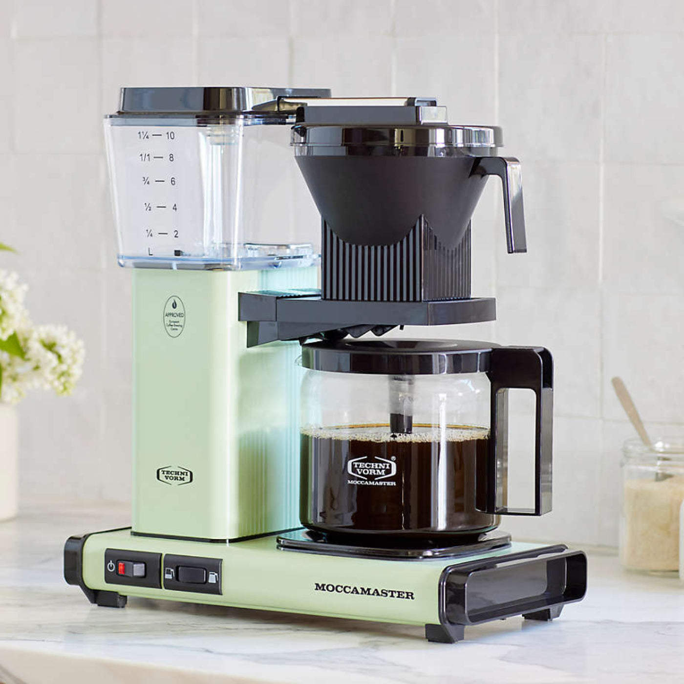Moccamaster KBGV Select 10-Cup Coffee Maker in Pistachio Green - 53925