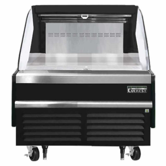 Everest - EOMH-36-B-35-S, Commercial 37" Horizontal Open Air Display Merchandiser - EOMH-36-B-35-S