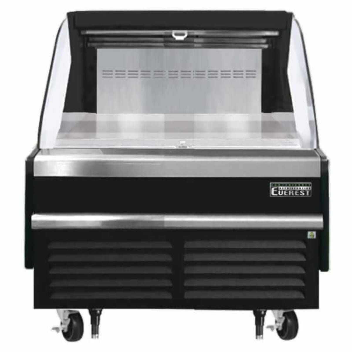 Everest - EOMH-36-B-35-S, Commercial 37" Horizontal Open Air Display Merchandiser - EOMH-36-B-35-S
