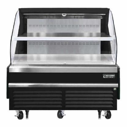 Everest - EOMH-60-B-35-T, Commercial 60" Horizontal Open Air Display Merchandiser - EOMH-60-B-35-T