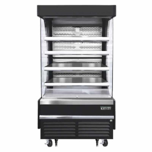 Everest - EOMV-36-B-35-T, Commercial 37" Open Air Display Merchandiser Vertical - EOMV-36-B-35-T