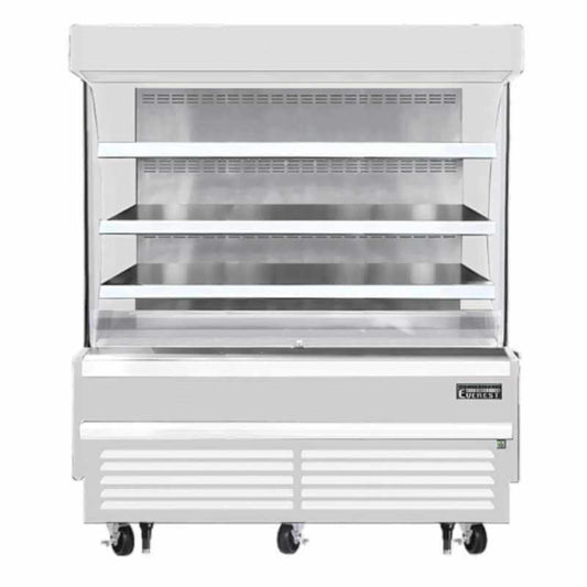 Everest - EOMV-60-W-28-S, Commercial 60" Vertical Open Air Display Merchandiser - EOMV-60-W-28-S