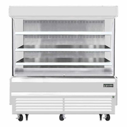 Everest - EOMV-72-W-28-S, Commercial 73" Vertical Open Air Display Merchandiser Refrigerator 19 cu. ft - EOMV-72-W-28-S.