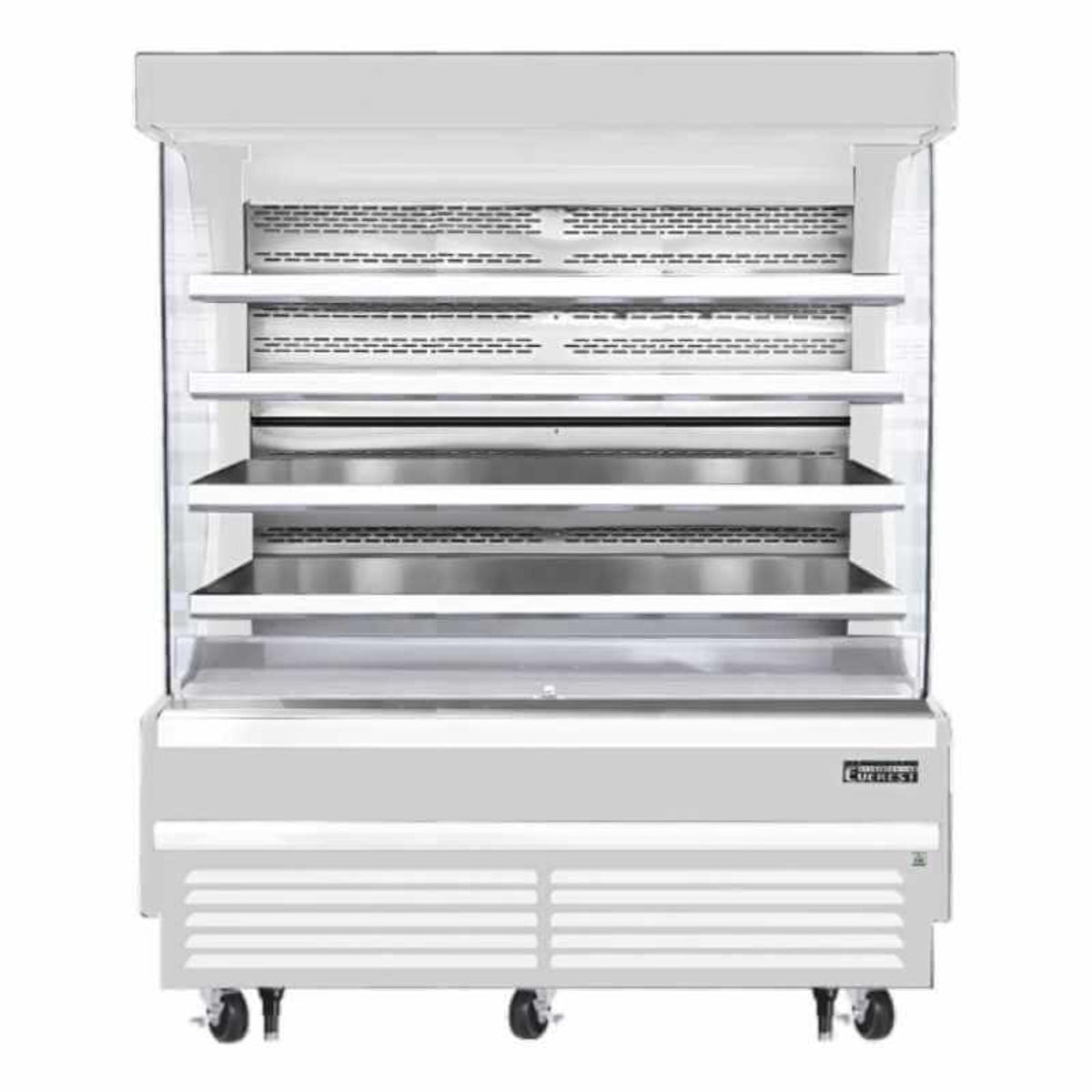 Everest - EOMV-72-W-28-T, Commercial 73" Vertical Open Air Display Merchandiser Refrigerator 26 cu. ft. - EOMV-72-W-28-T