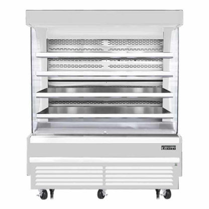 Everest - EOMV-72-W-28-T, Commercial 73" Vertical Open Air Display Merchandiser Refrigerator 26 cu. ft. - EOMV-72-W-28-T