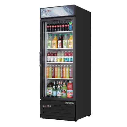 Everest - EMGR10B, Commercial 24" 1 Swing Glass Door Merchandiser Refrigerator 10 cu.ft. - EMGR10B