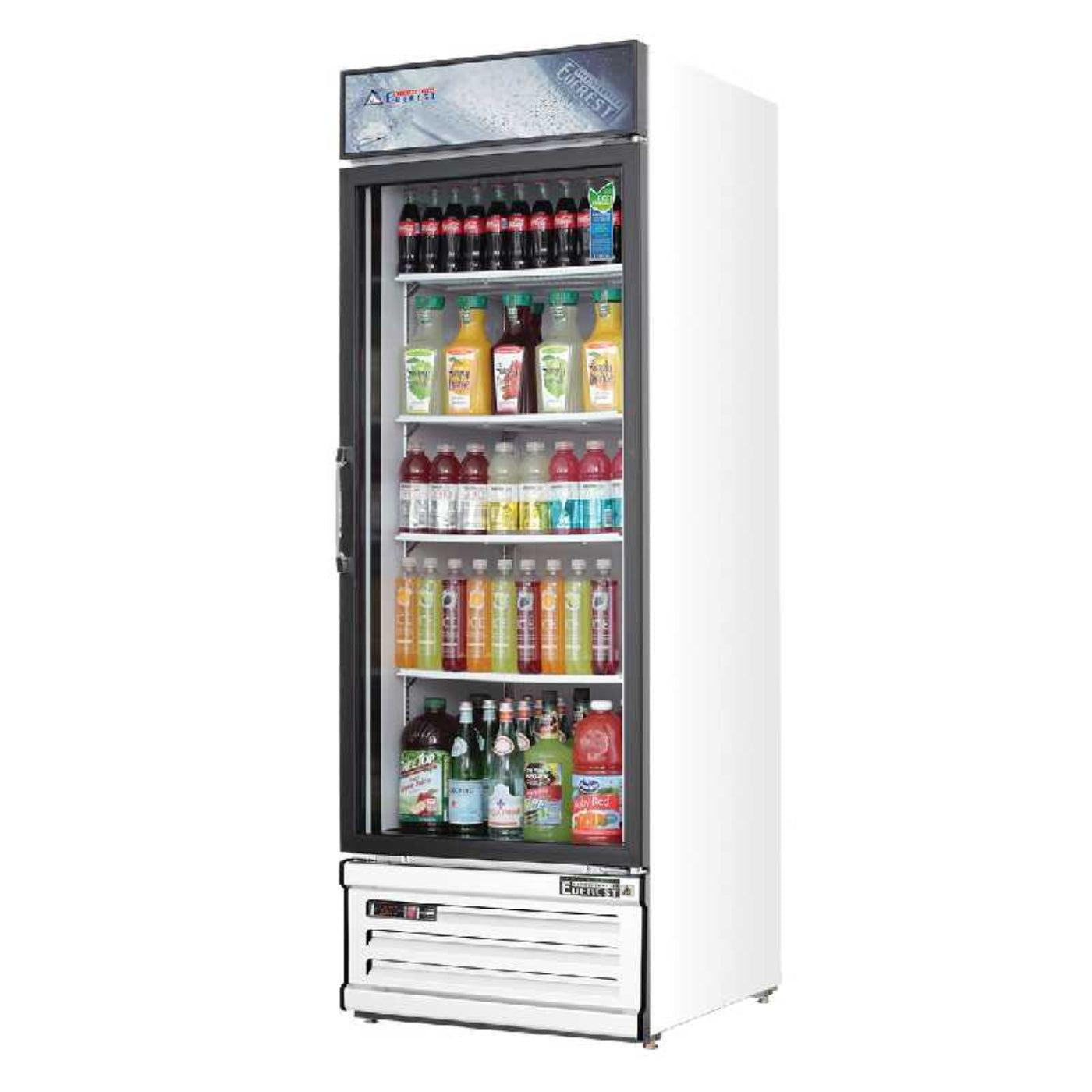 Everest - EMGR20, Commercial 24" 1 Swing Glass Door Merchandiser Refrigerator - EMGR20