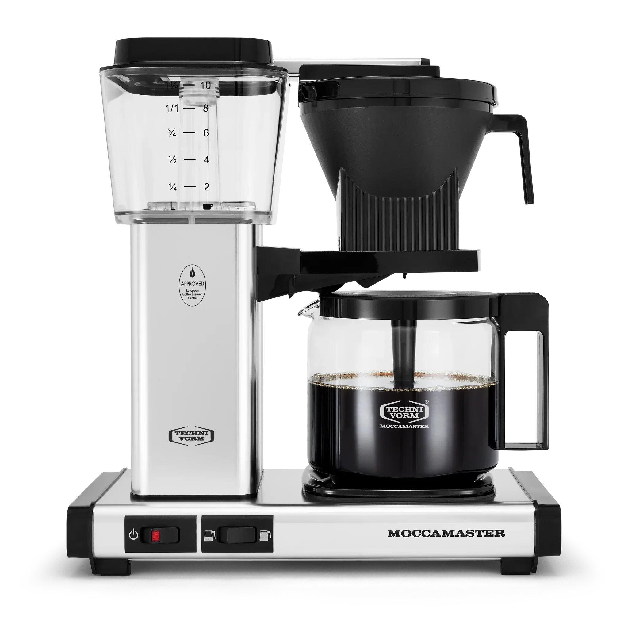 Moccamaster KBGV Select 10-Cup Coffee Maker in Polished Silver - 53941