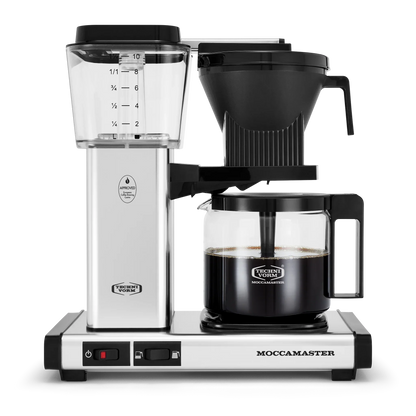 Moccamaster KBGV Select 10-Cup Coffee Maker in Polished Silver - 53941