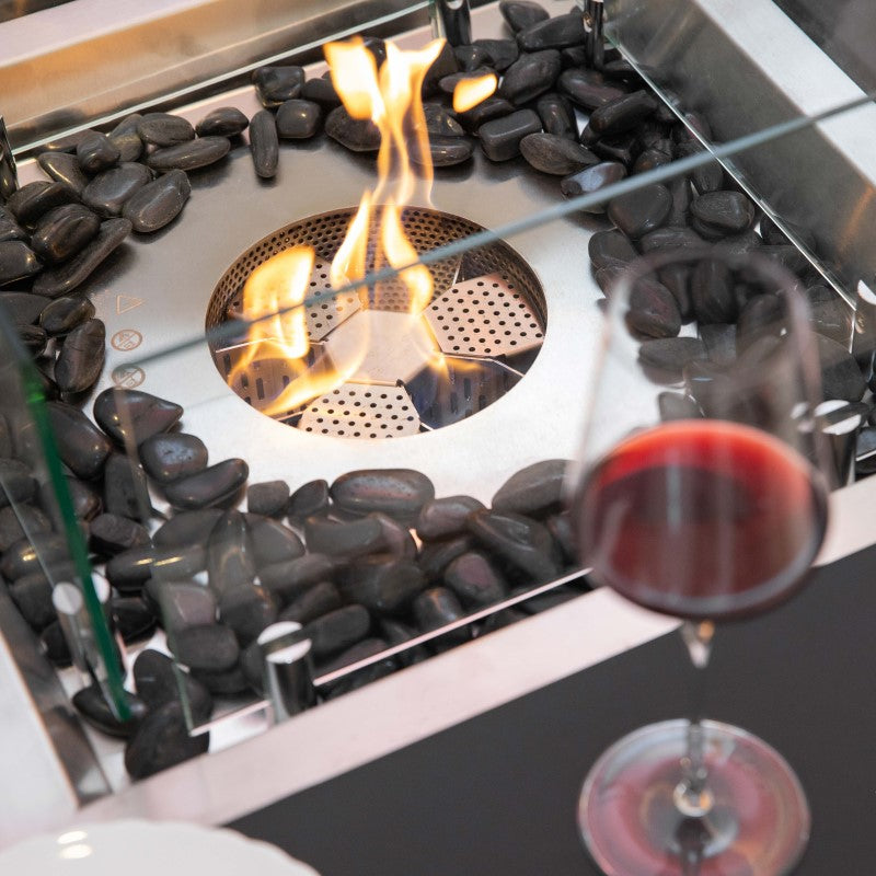 Modeno Aurora Ethanol Fire Table Burner Closeup