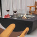Modeno Aurora Ethanol Fire Table Lifestyle Setup