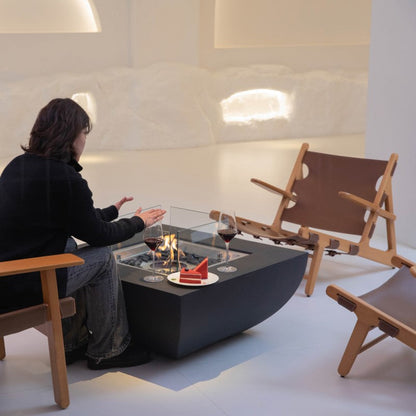 Modeno Aurora Ethanol Fire Table Setup