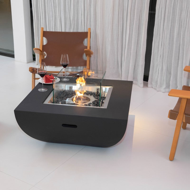 Modeno Aurora Ethanol Fire Table with Flame