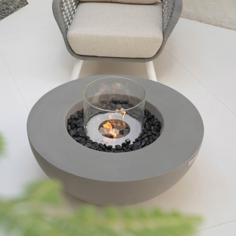 Modeno Roca Ethanol Fire Table Top View