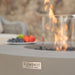 Modeno Roca Ethanol Fire Table with Flame Closeup