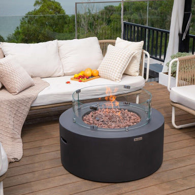 Modeno Venice Fire Table with Windscreen