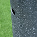 Modeno Lava Tube Fire Pit Detailed look side view textured